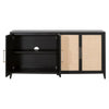 Holland Media Sideboard - Brushed Black Acacia