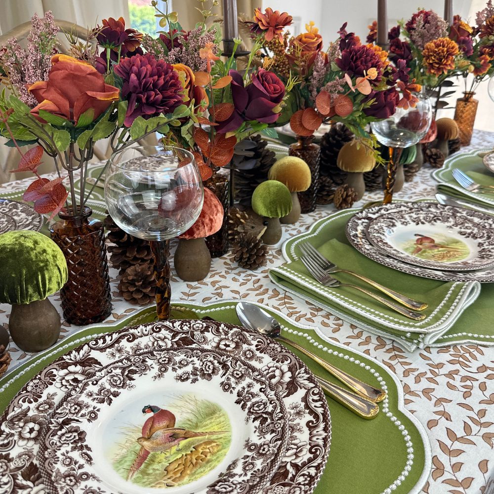 Woodland Leaves Tablecloth - Autumn