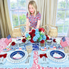 Catherine Tablecloth – Red & White
