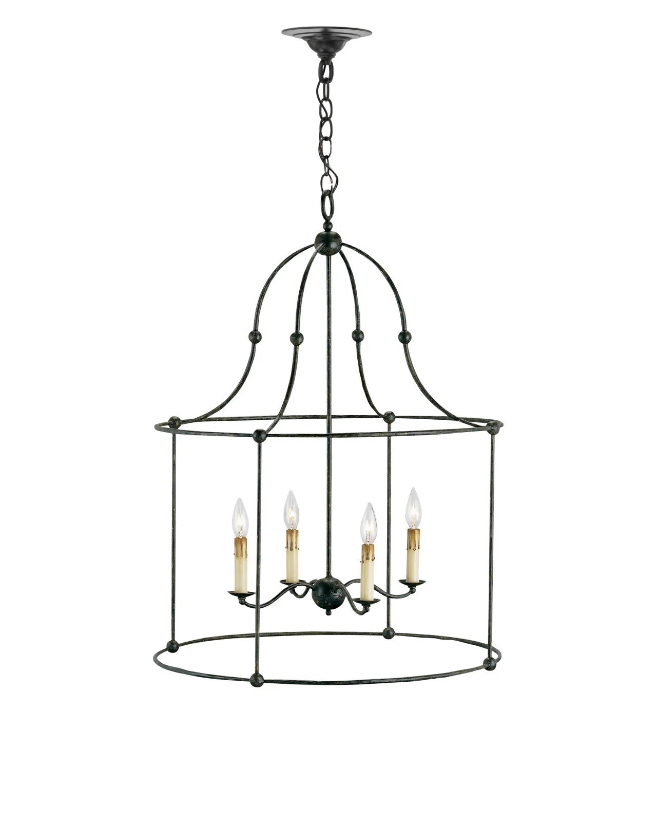 Fitzjames Large Black Lantern