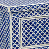 Brighton Blue Bone Inlay Console Table