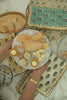 Golden Meadow Block Print Table Linens