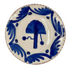 Madeira Dinner Plate –  Palm (Blue & White)