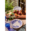 Casa Nuno Blue & White Dinner Plate - Scroll Design