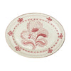 Madeira Platter – Floral Motif (Pink & White)