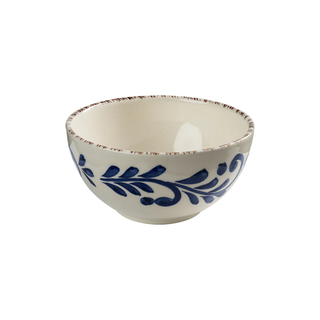 Madeira Serving Bowls – Scroll (Blue & White), Set of 2