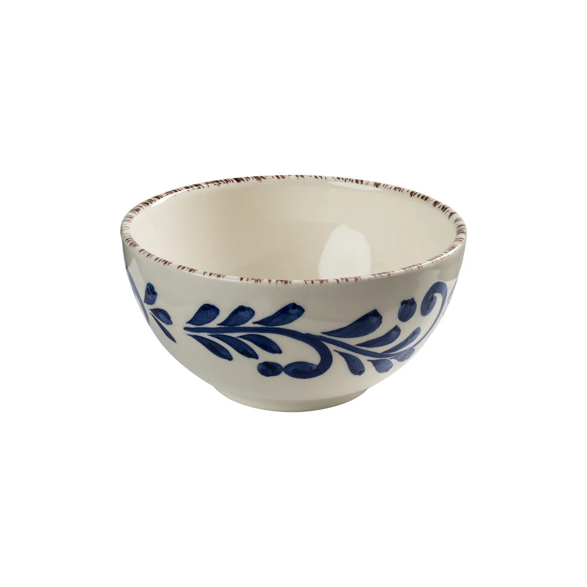 Madeira Serving Bowls – Scroll (Blue & White), Set of 2