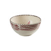 Madeira Serving Bowls – Flowers & Waves (Pink & White), Set of 2