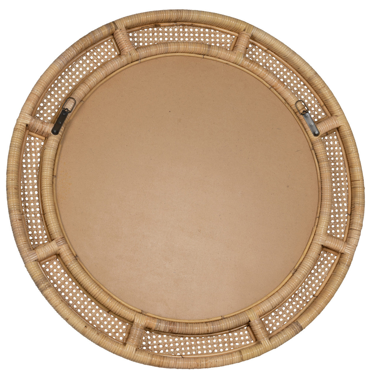 Vanessa Round Rattan Mirror