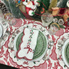 Red, Flowers & Vines - Tablecloth