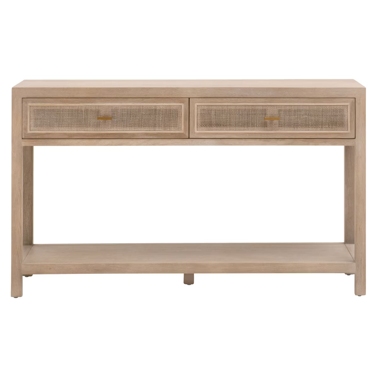 Brielle Cane Entry Console Table