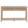 Brielle Cane Entry Console Table