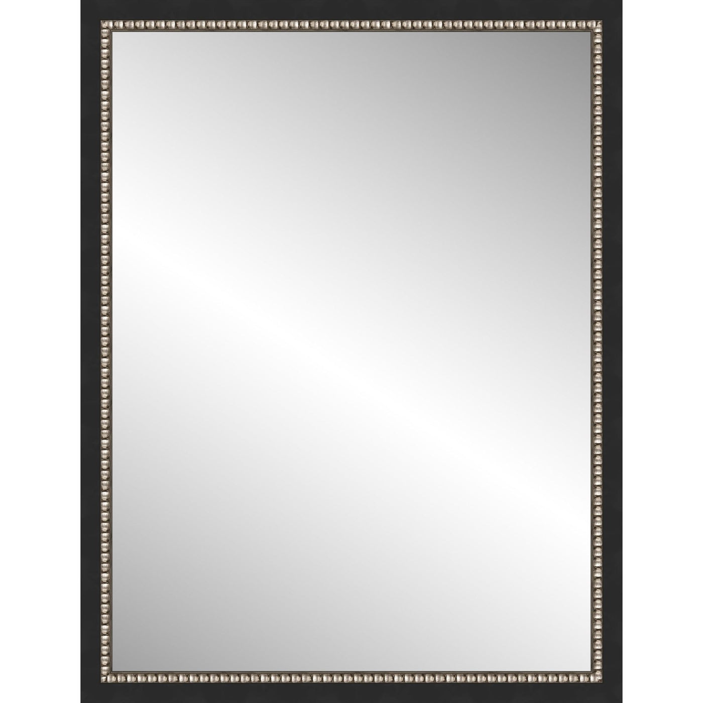Monroe Beaded Black Mirror