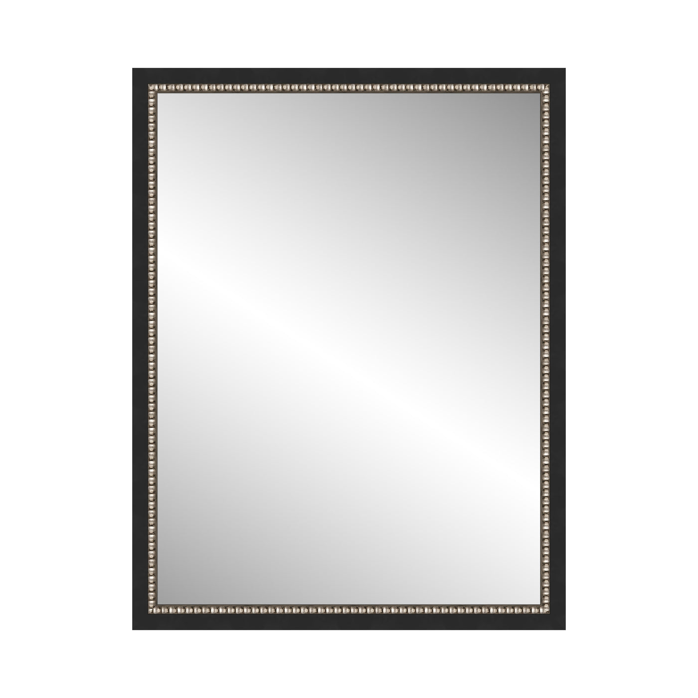 Monroe Beaded Black Mirror