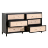 Holland Double Dresser - Brushed Black Acacia