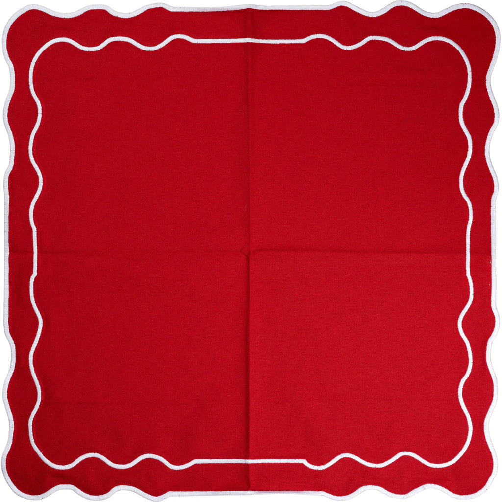 Scarlett Scallop Placemat, Set of 4