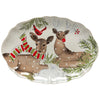 Deer Friends Large Oval Platter