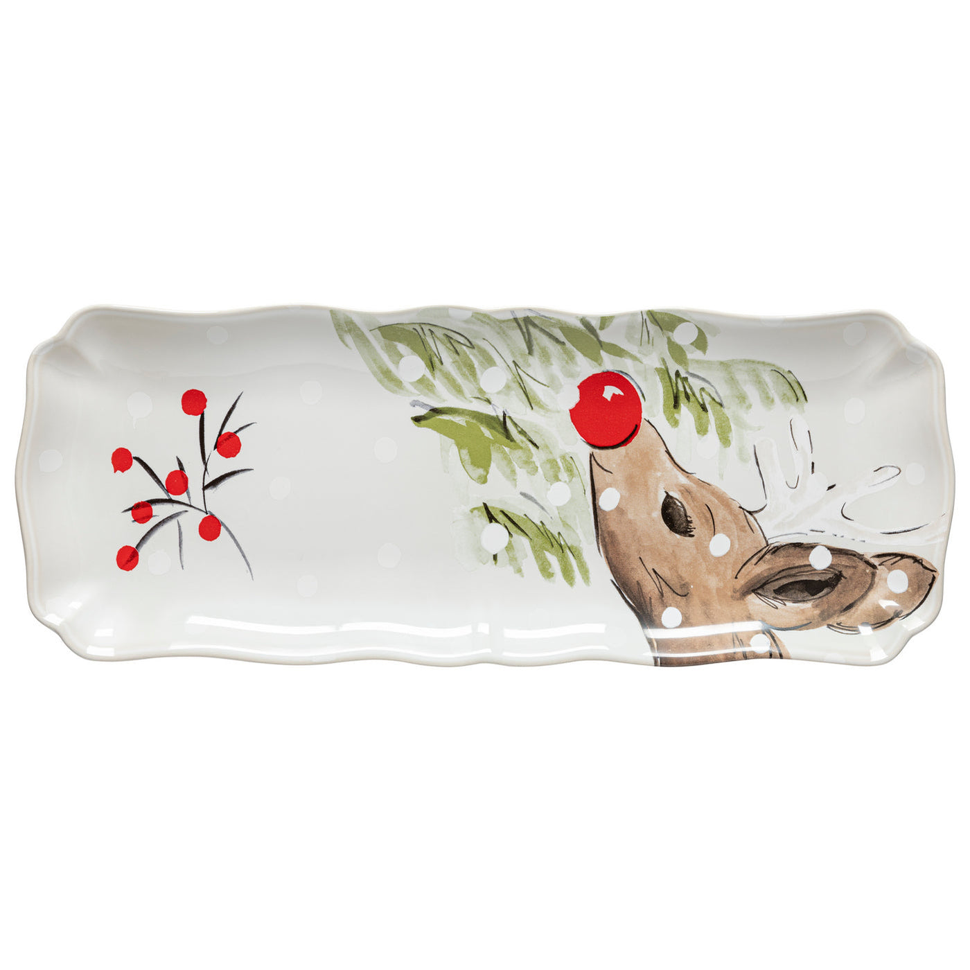 Deer Friends Rectangular Tray
