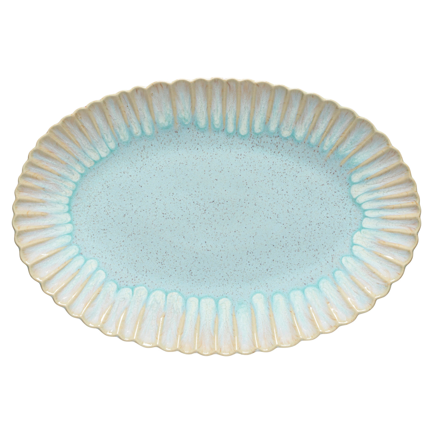Mallorca Oval Platter - Sea Blue