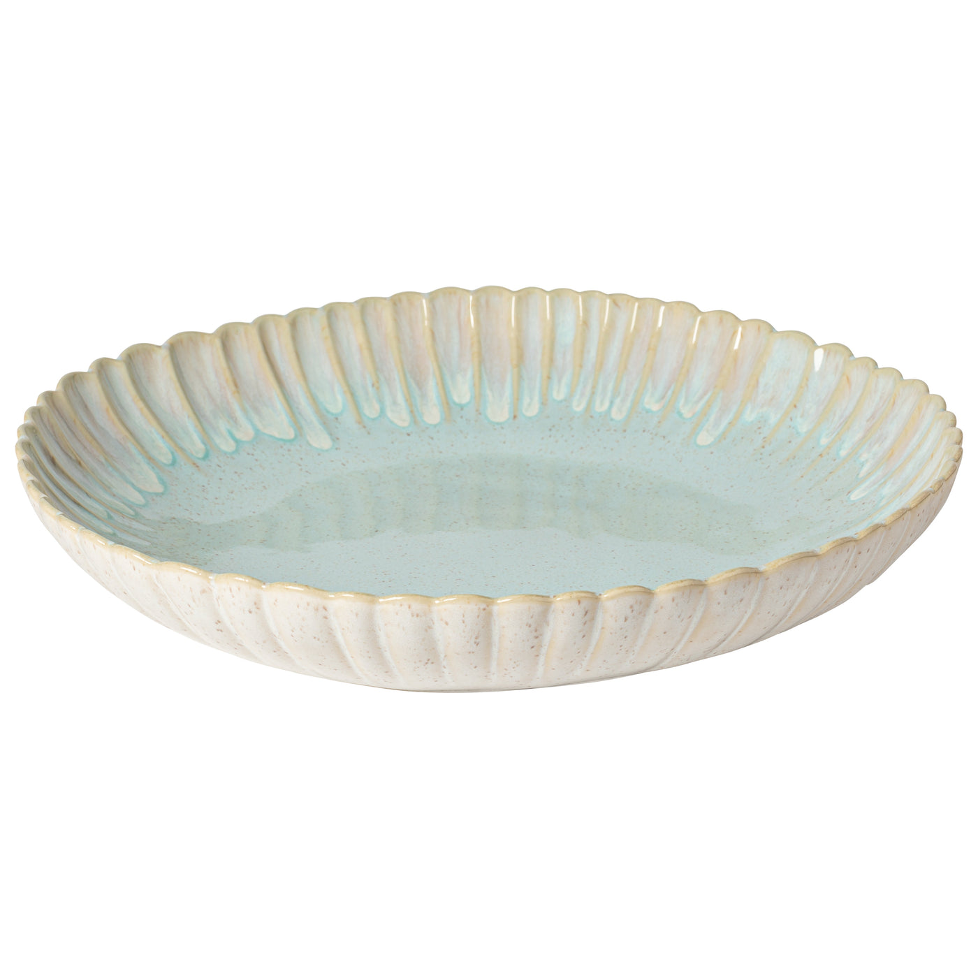Mallorca Low Serving Bowl - Sea Blue