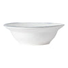Beja Serving Bowl (White with Blue)