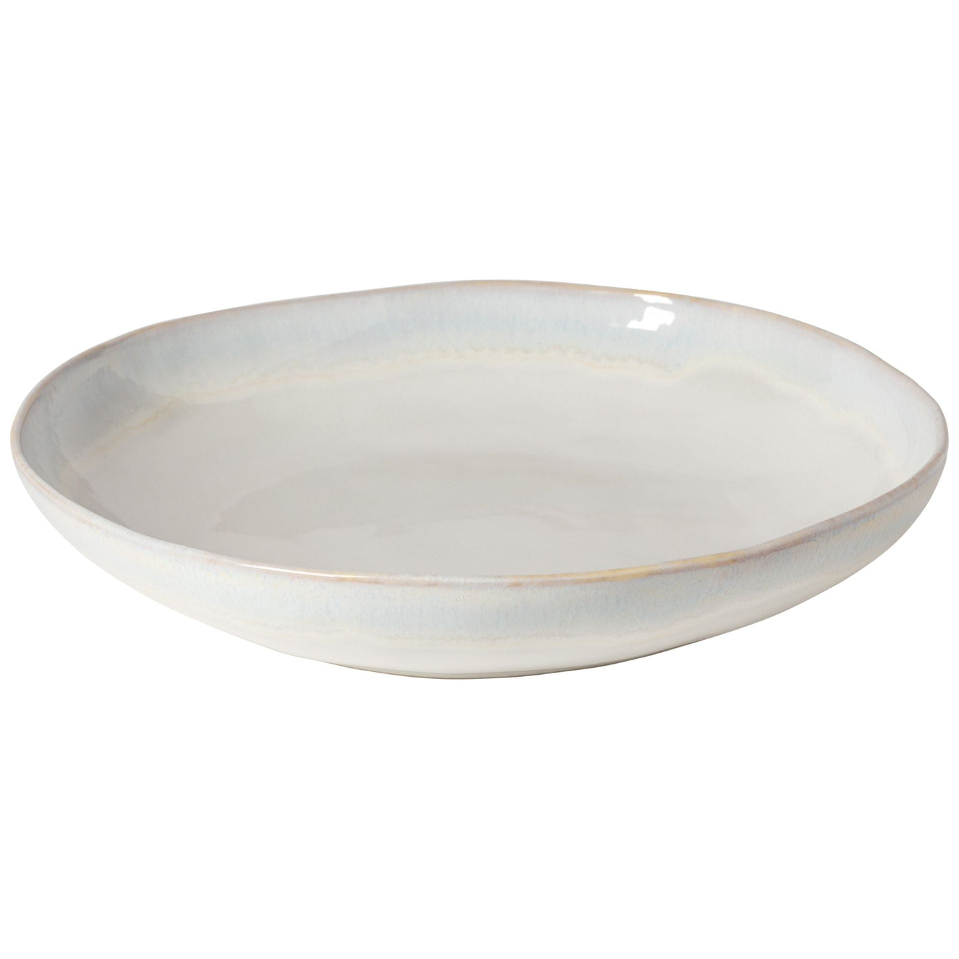 Brisa Low Serving Bowl - Salt White