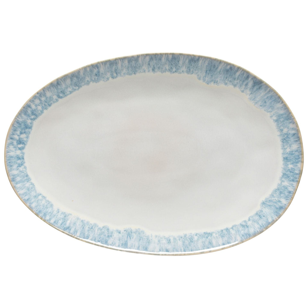 Brisa Oval Platter - Ria Blue