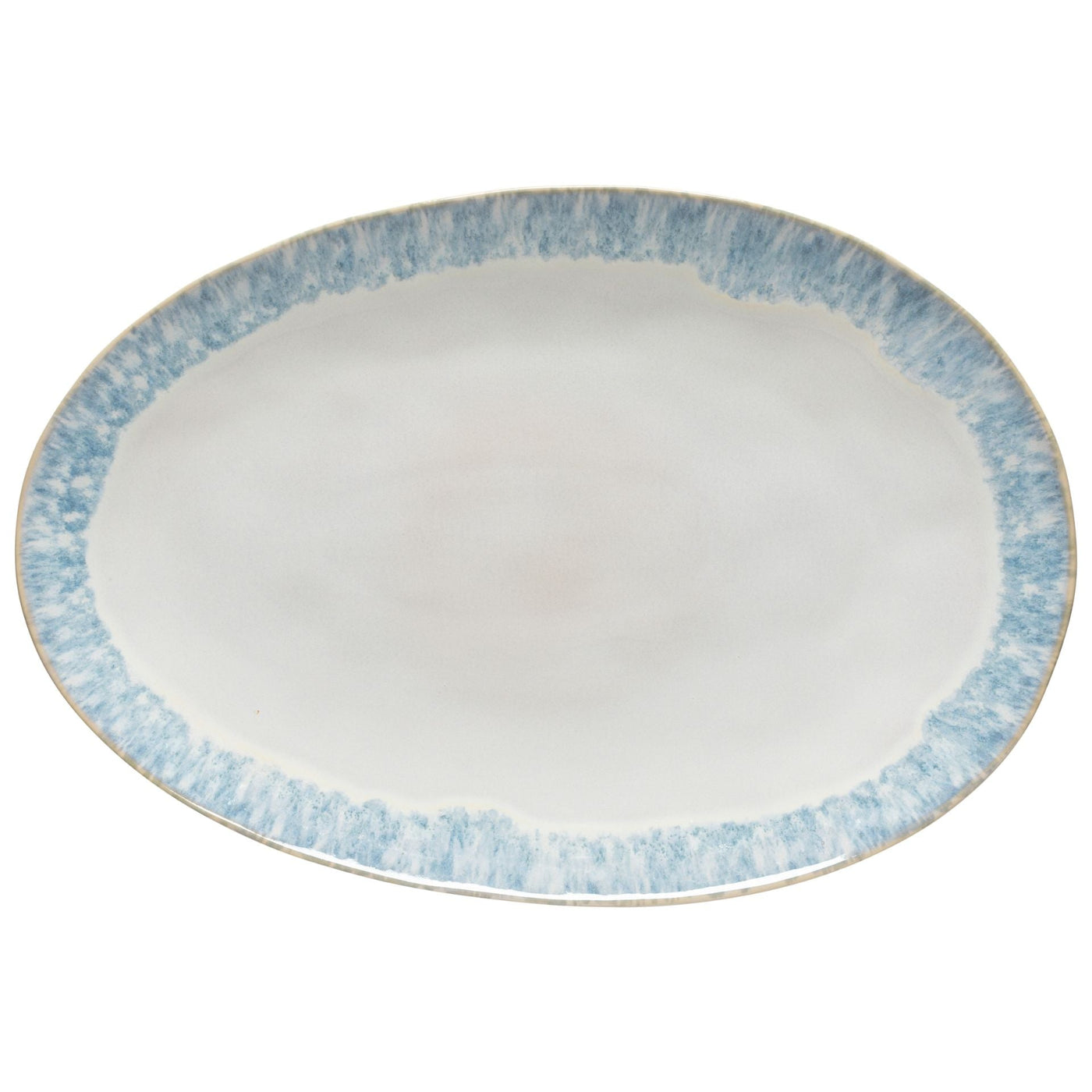 Brisa Oval Platter - Ria Blue