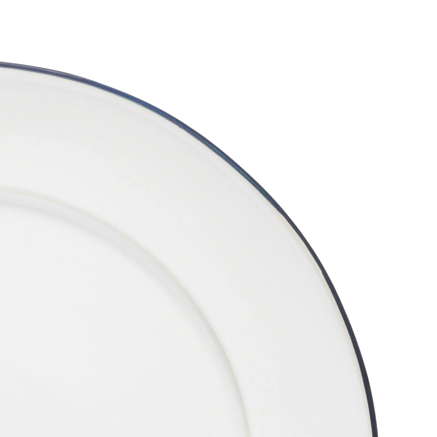 Beja 5-Piece Dinnerware Set (White with Blue)