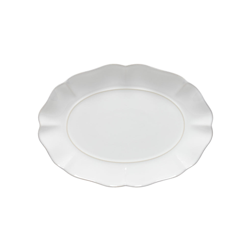 Rosa Oval Platter (White)