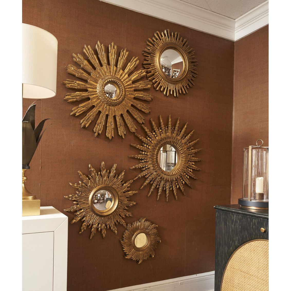 The Radiance Starburst Mirror Set – Set of 5