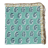 Bay Blue Block Print Table Linens