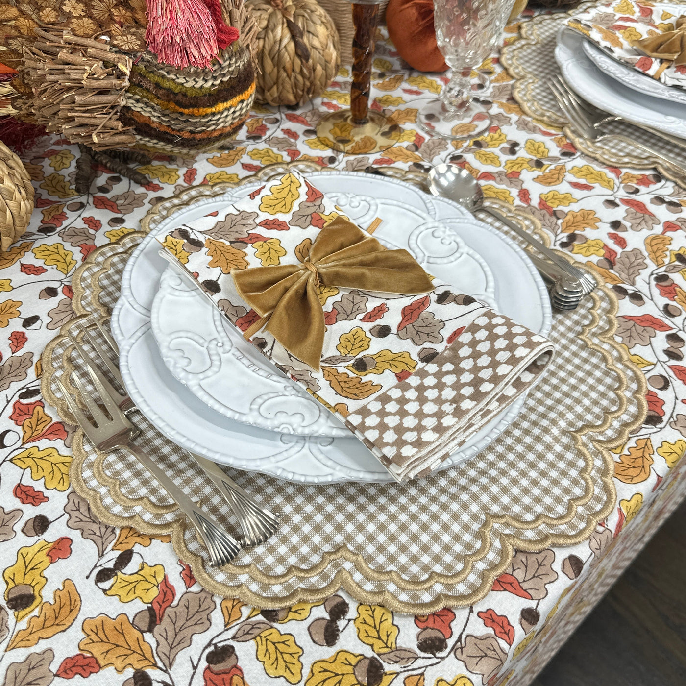 Acorns & Leaves - Napkins (Set of 4)