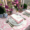 Studio Collection: Juliet Bows Napkins - White/Pink (Set of 4)