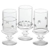 La Boheme Handblown Footed Votives, Set of 6