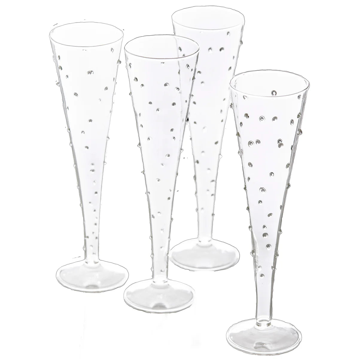 La Boheme Flute with Dots (Set of 4)