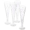 La Boheme Flute with Dots (Set of 4)