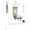 The Suzanna Storm Glass Wall Sconce