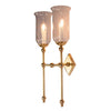 solid brass wall sconce lighting for hallway traditional english