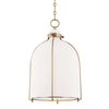Ava Bell Pendant in Aged Brass - modern lighting