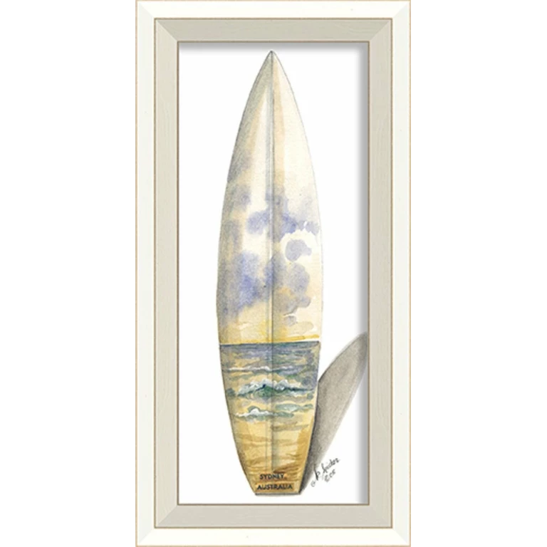 Island Style Surfboard Wall Art