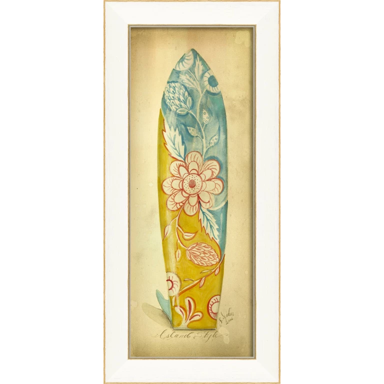 Island Style Surfboard Wall Art