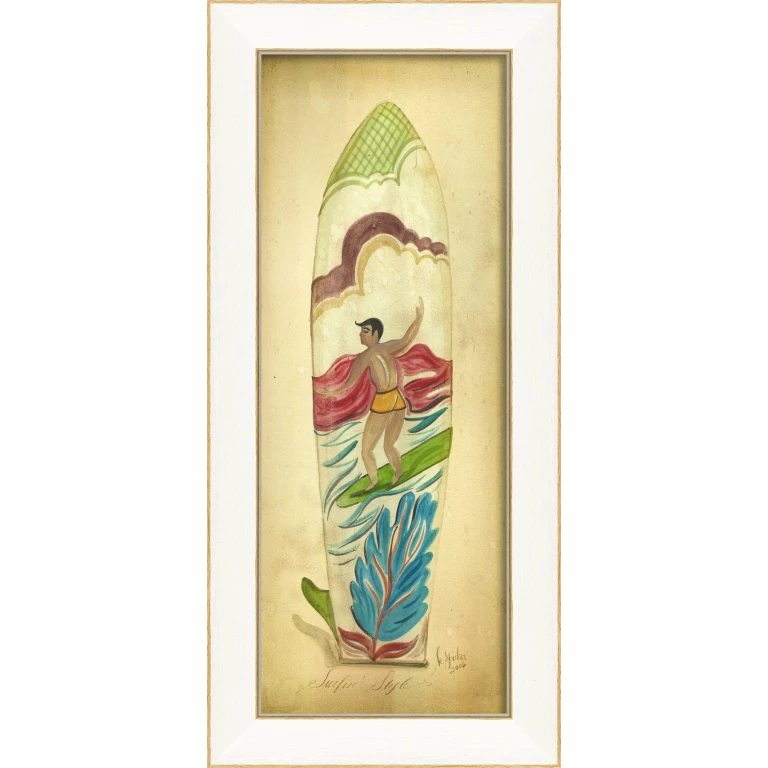 Island Style Surfboard Wall Art