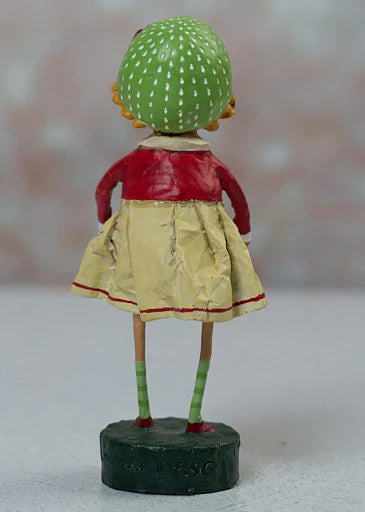 Holly Christmas Caroler Figurine