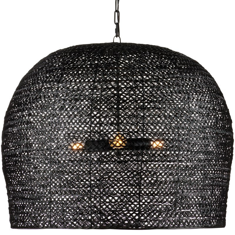 Piero Black Pendant - woven