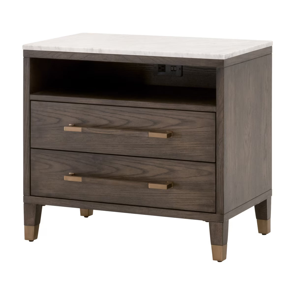 Cambria Nightstand - Dutch Brown Oak
