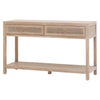 Brielle Cane Entry Console Table