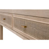 Brielle Cane Entry Console Table