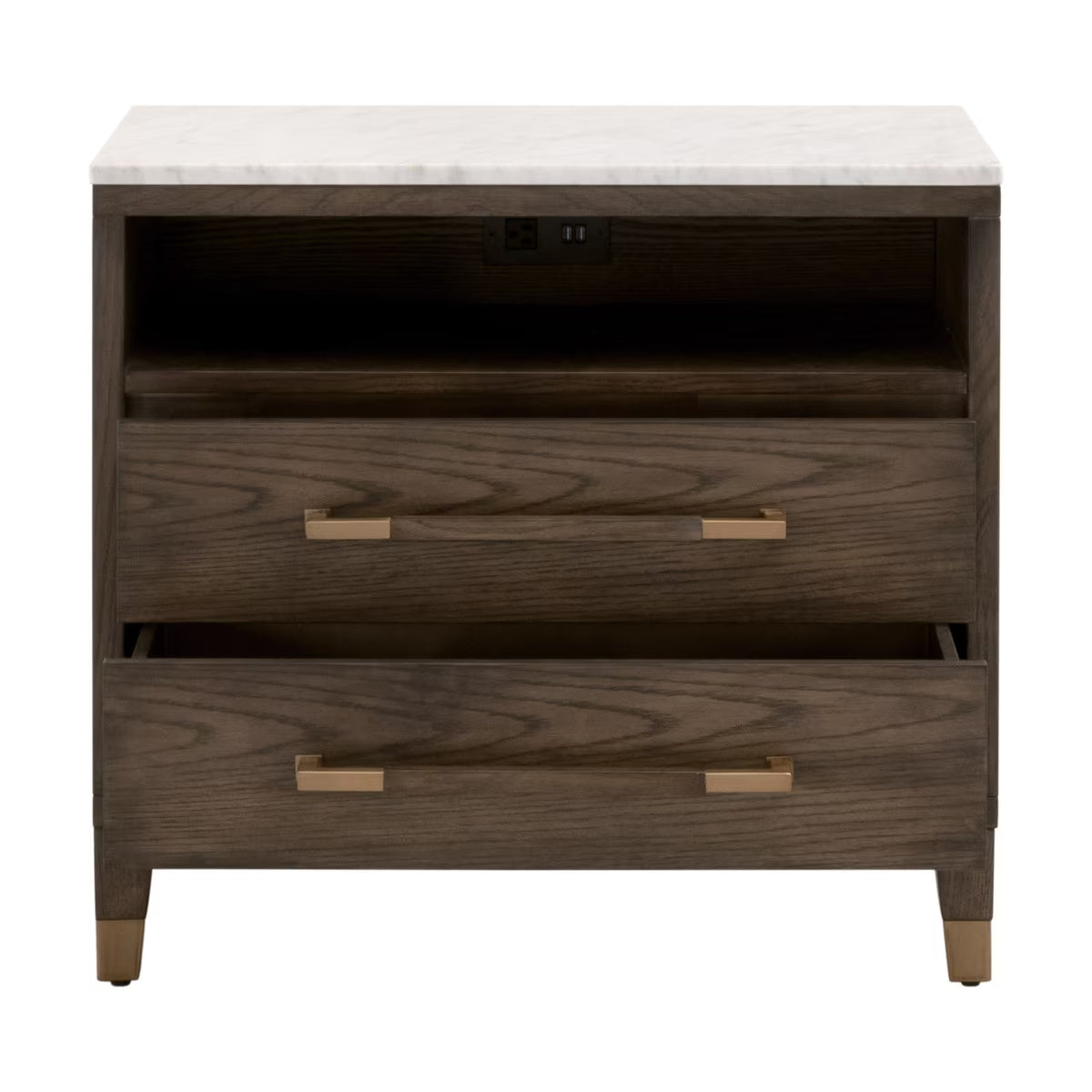 Cambria Nightstand - Dutch Brown Oak