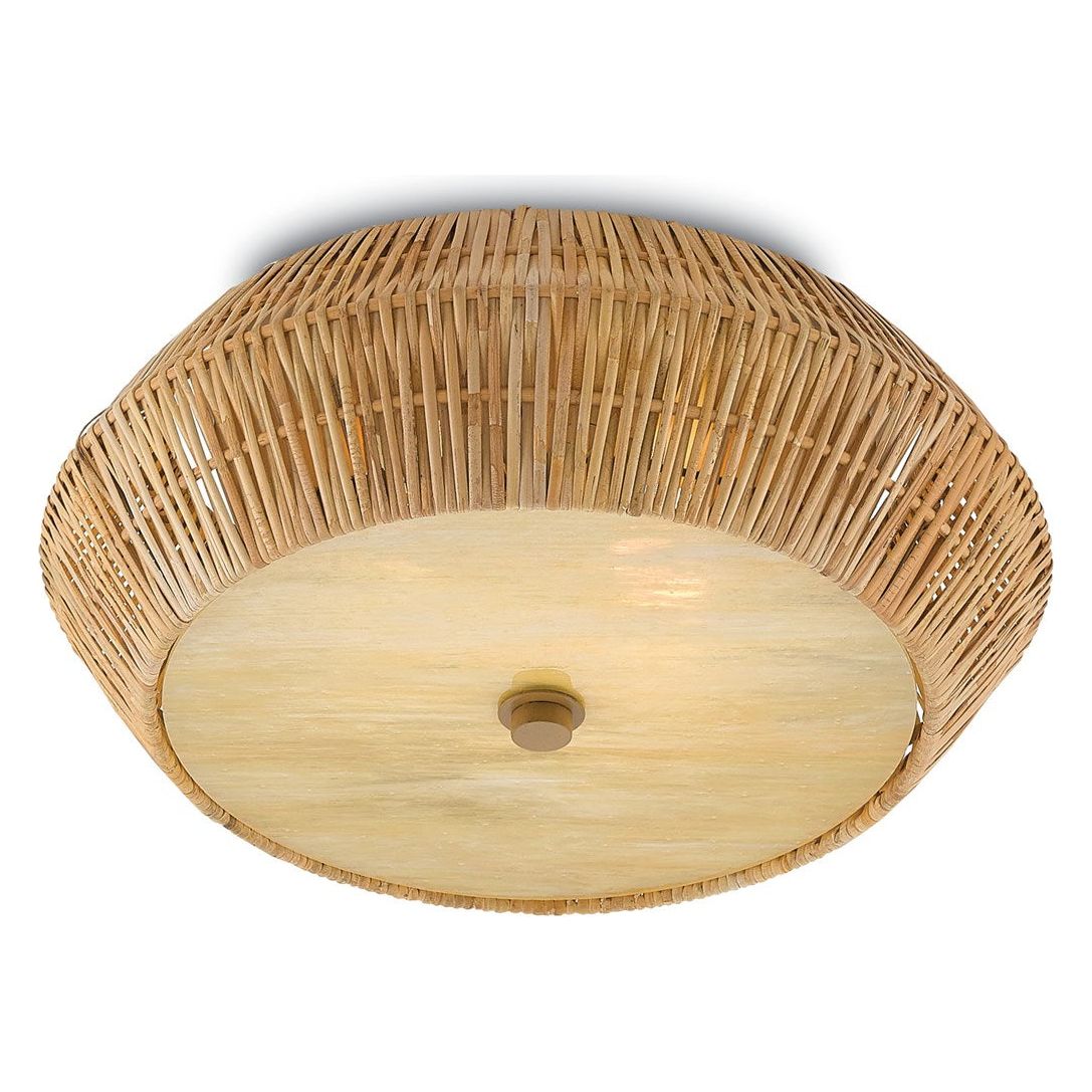 Antibes Natural Flush Mount